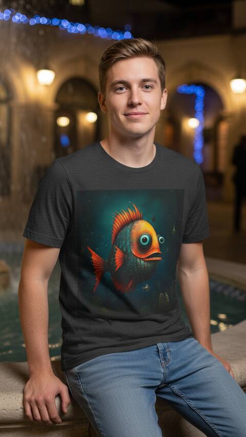 Model Wearing Shirt