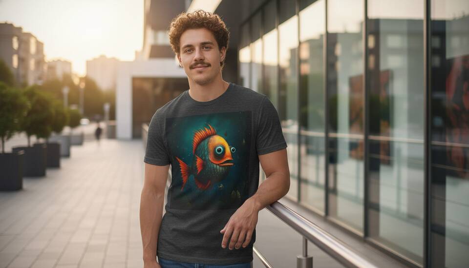 Model Wearing Shirt