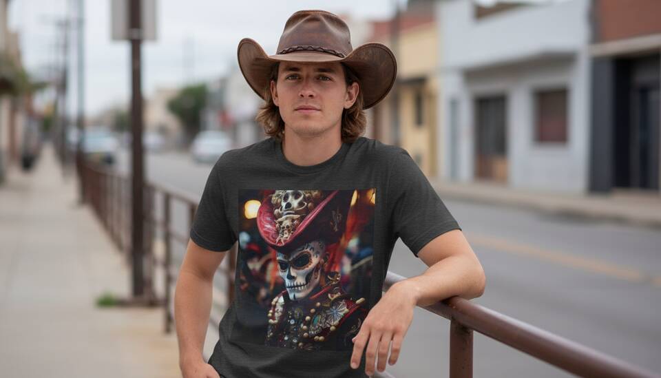 Model Wearing Shirt