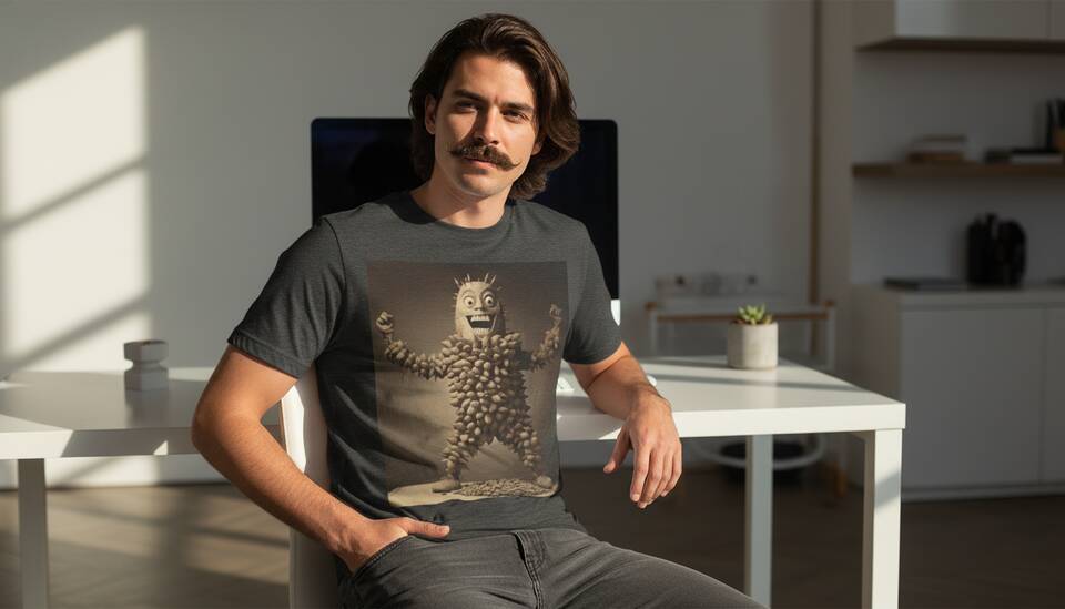 Model Wearing Shirt
