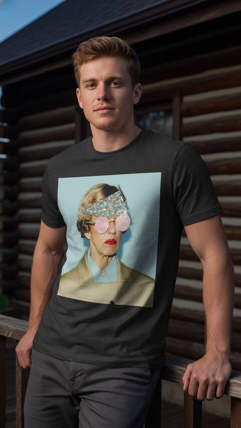 Model Wearing Shirt