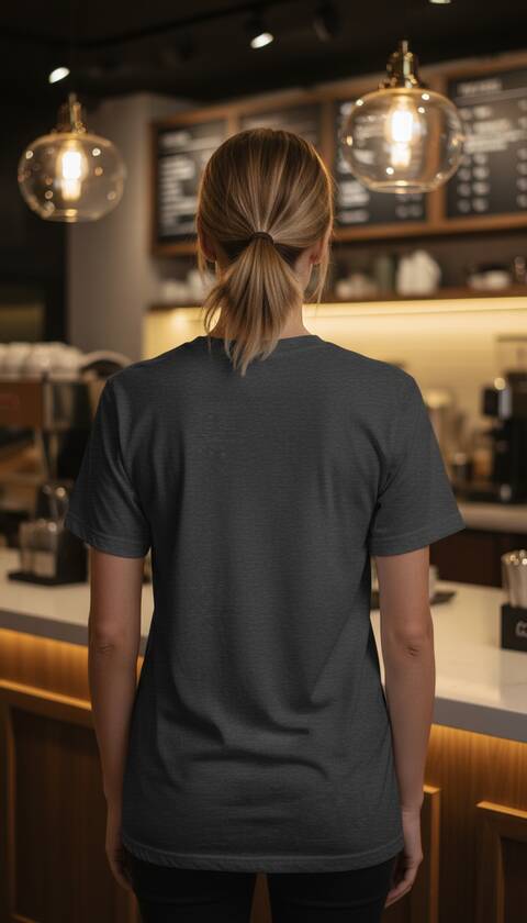 Model Wearing Shirt
