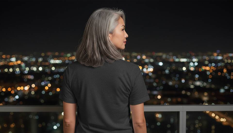 Model Wearing Shirt