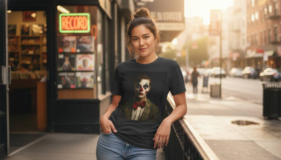 Model Wearing Shirt