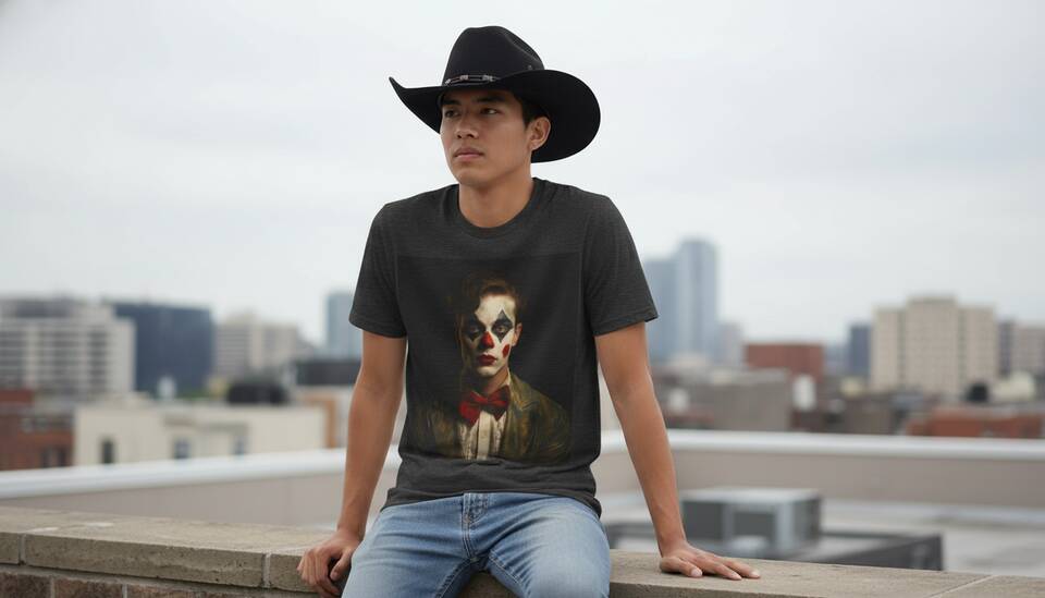 Model Wearing Shirt