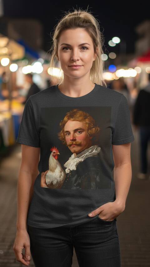 Model Wearing Shirt