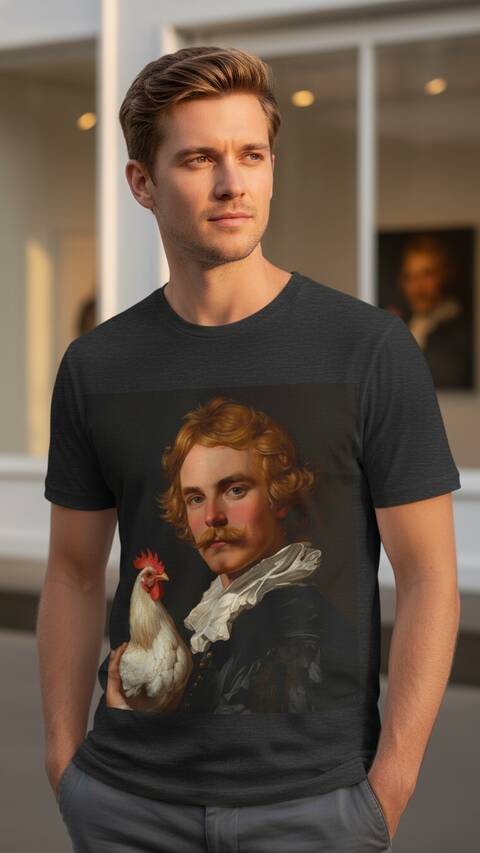 Model Wearing Shirt