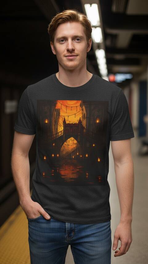 Model Wearing Shirt