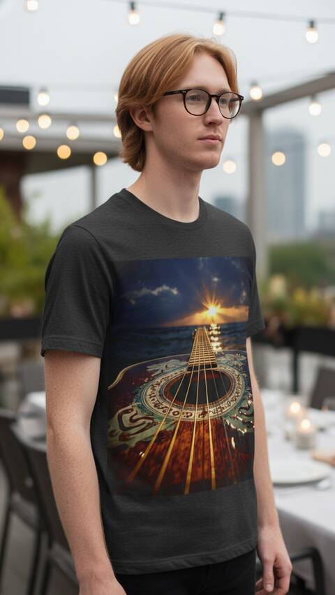 Model Wearing Shirt
