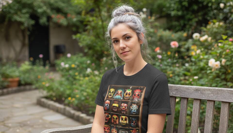 Model Wearing Shirt