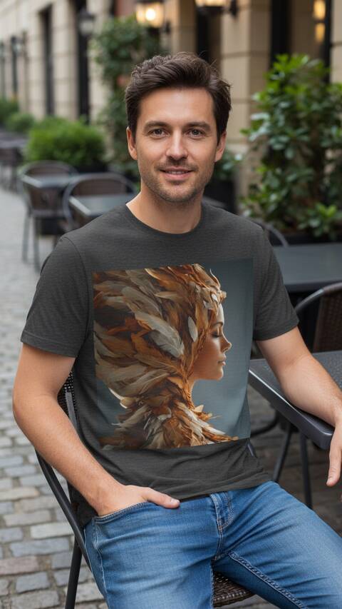Model Wearing Shirt