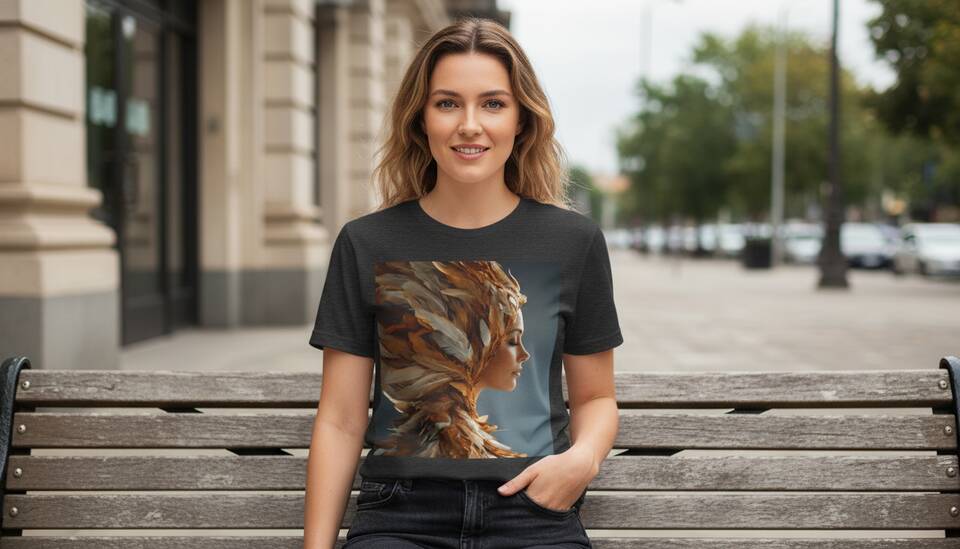 Model Wearing Shirt