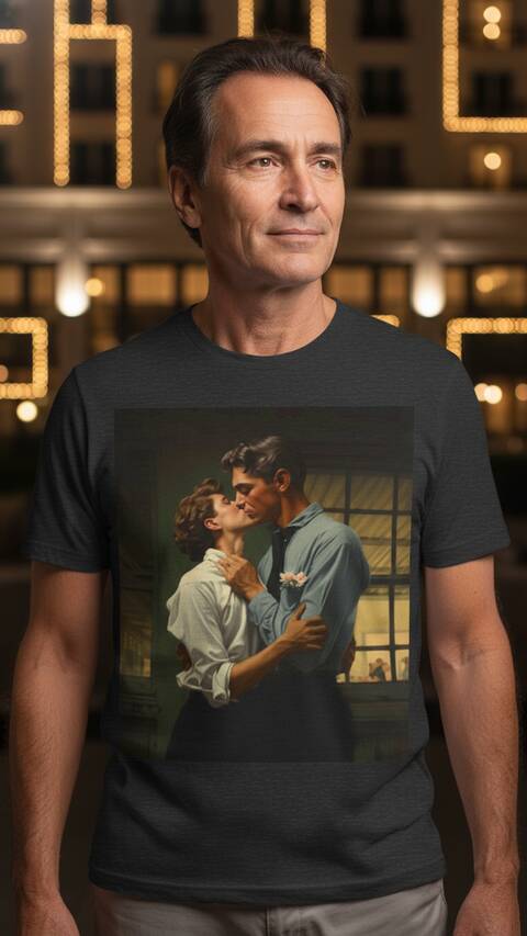 Model Wearing Shirt