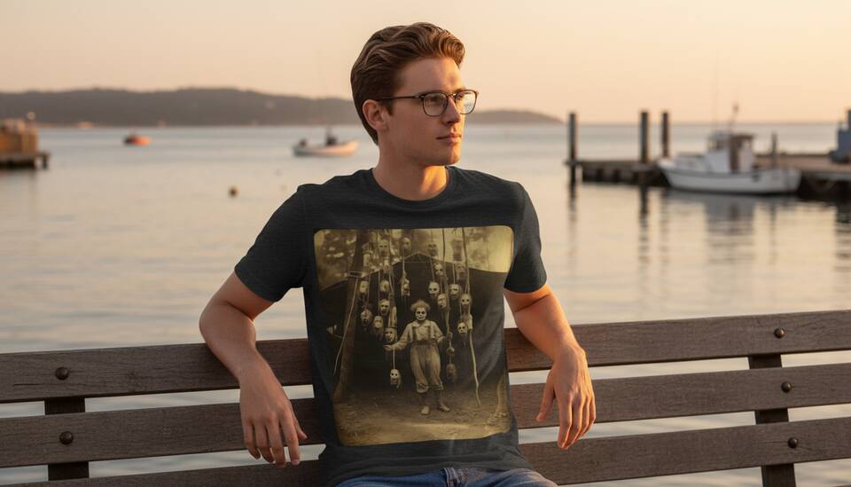 Model Wearing Shirt