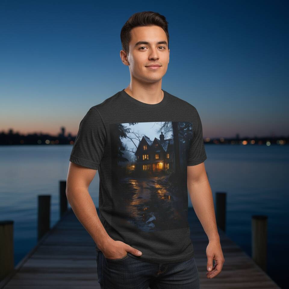 Model Wearing Shirt