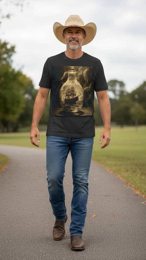 Model Wearing Shirt
