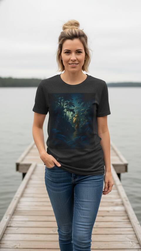Model Wearing Shirt