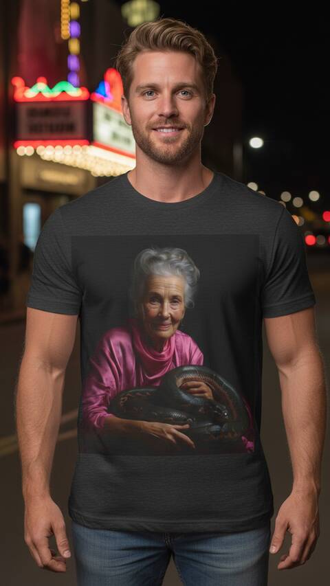 Model Wearing Shirt