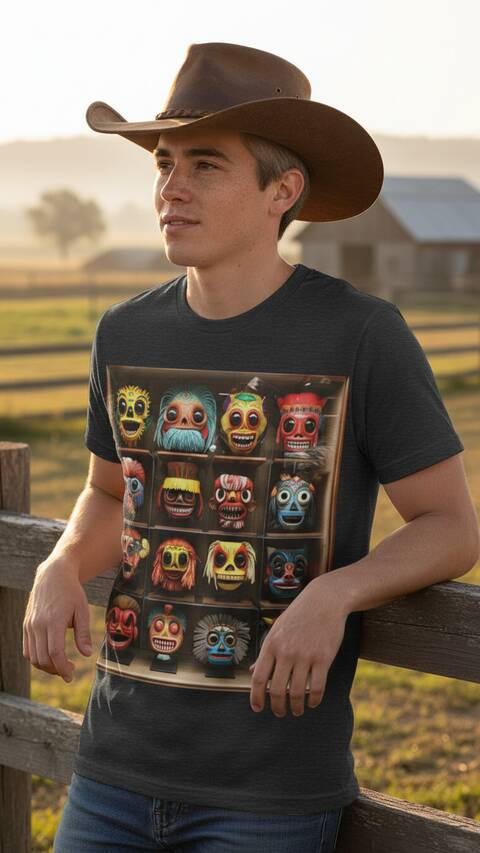 Model Wearing Shirt