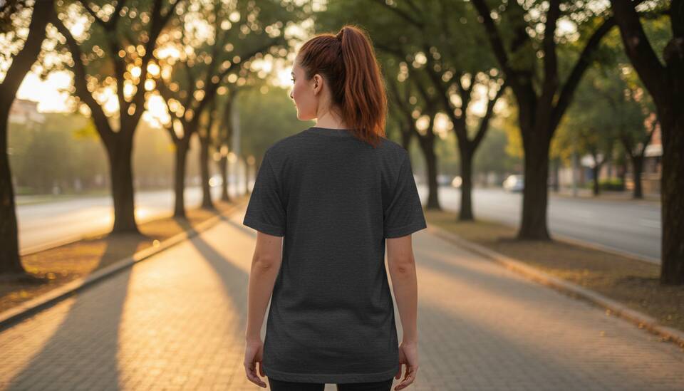 Model Wearing Shirt