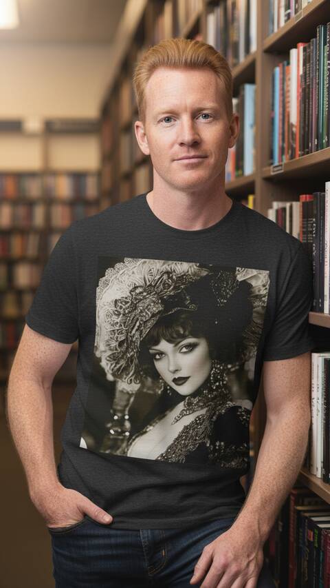 Model Wearing Shirt