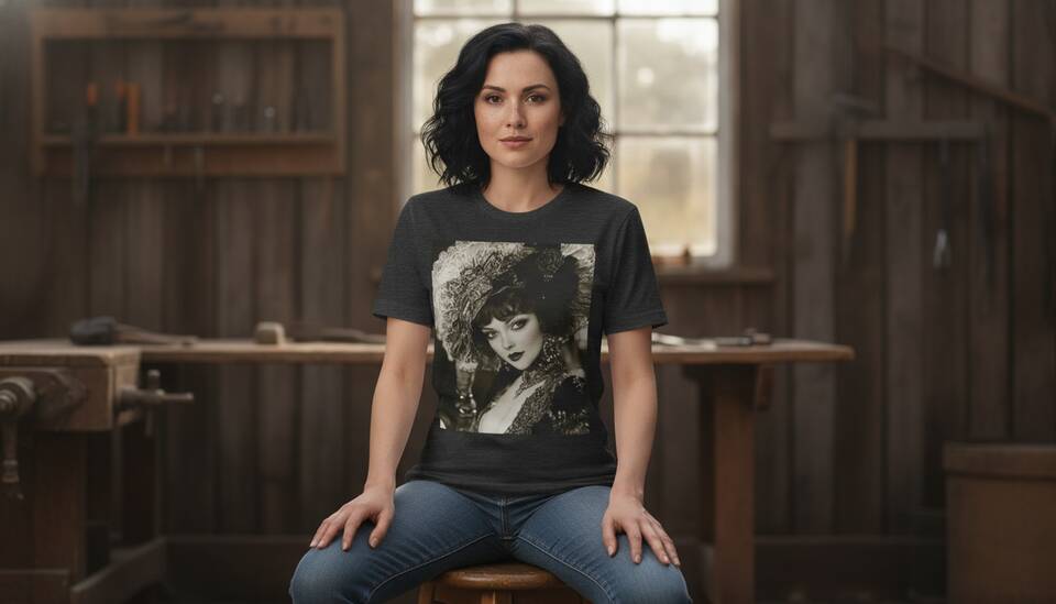 Model Wearing Shirt