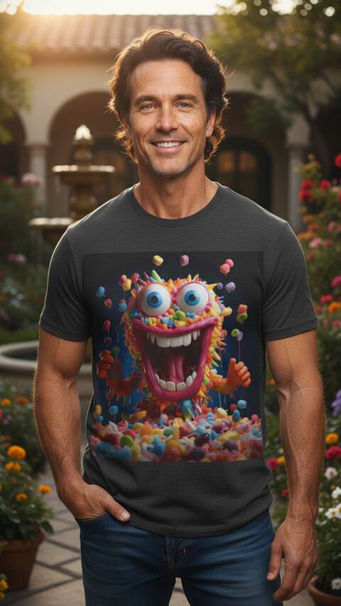 Model Wearing Shirt