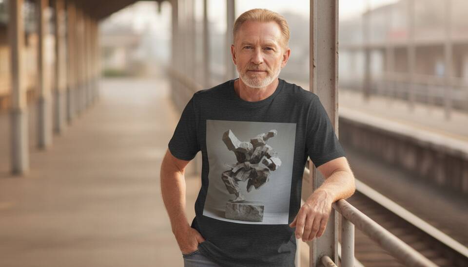 Model Wearing Shirt