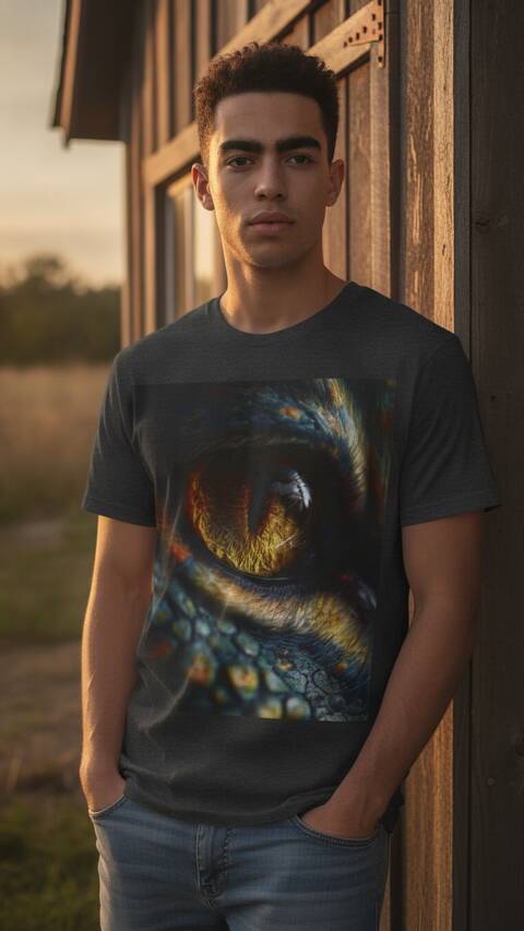 Model Wearing Shirt