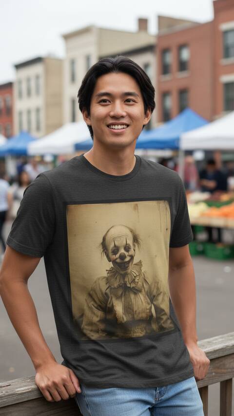Model Wearing Shirt