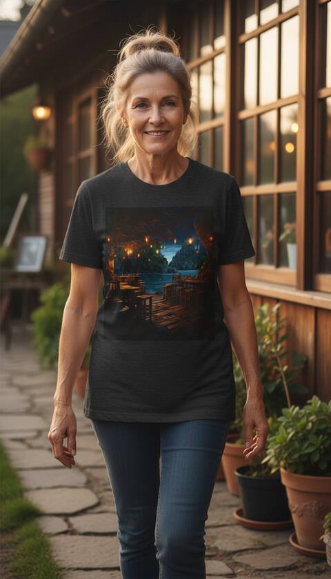 Model Wearing Shirt