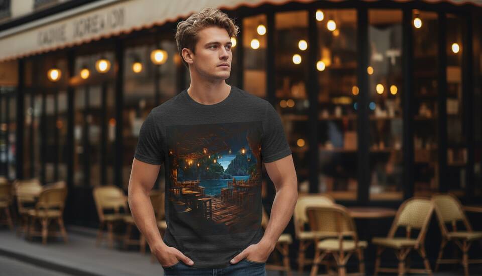 Model Wearing Shirt