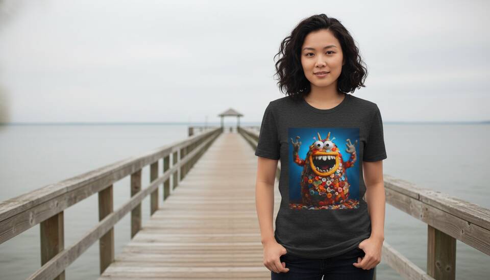 Model Wearing Shirt