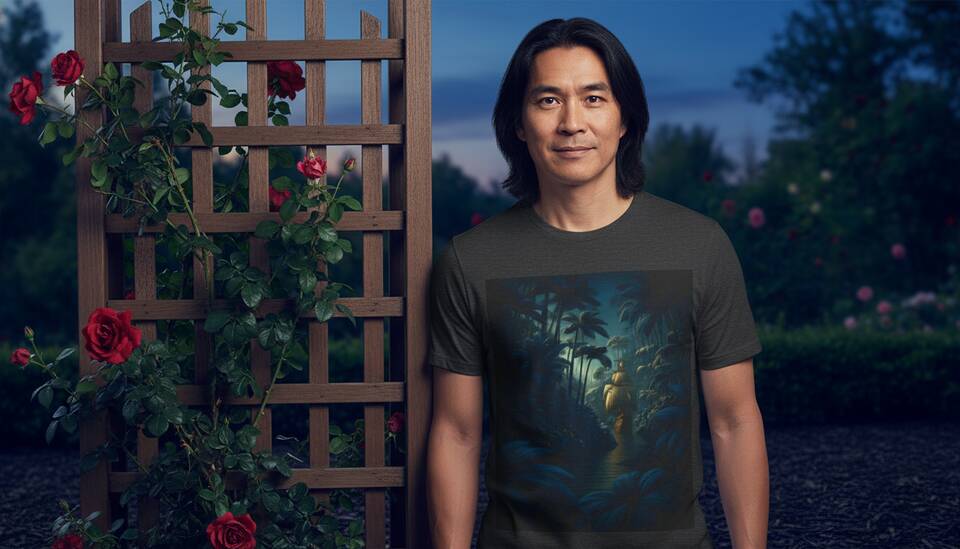 Model Wearing Shirt