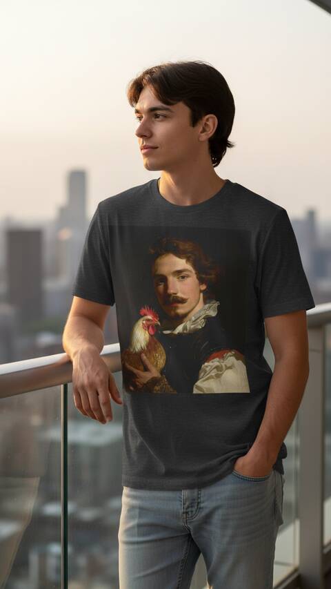 Model Wearing Shirt