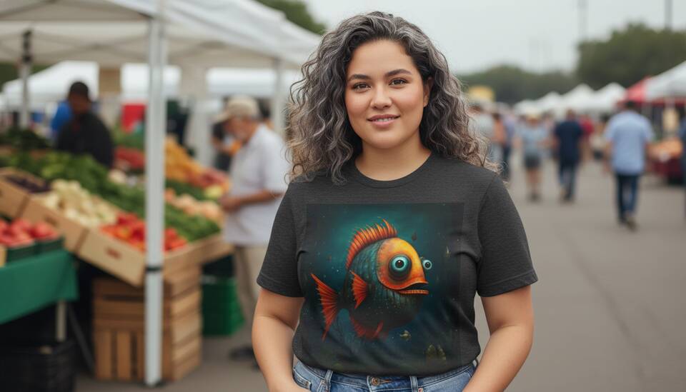 Model Wearing Shirt