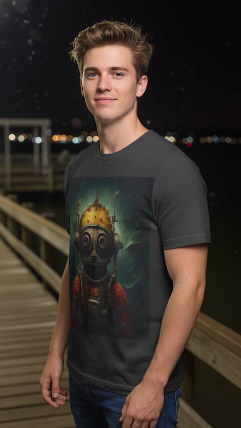 Model Wearing Shirt