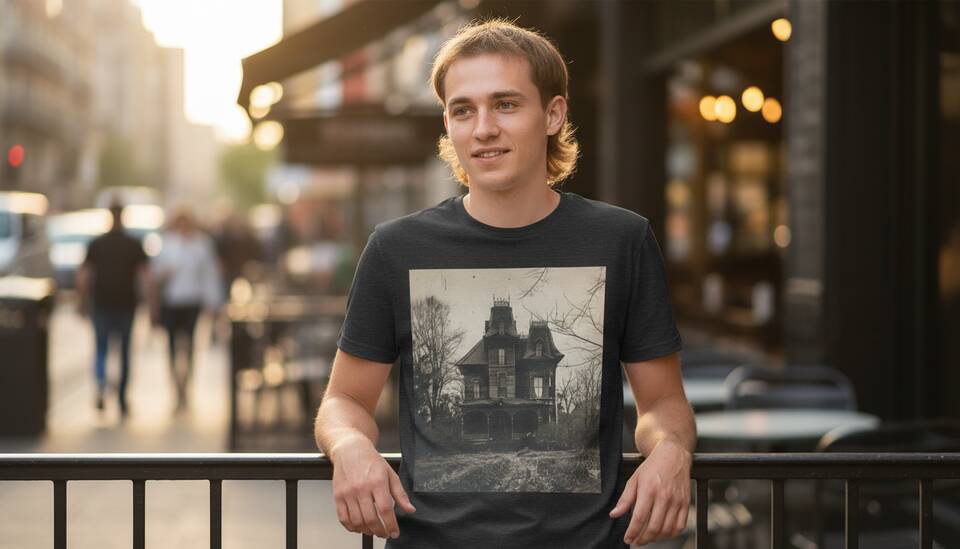Model Wearing Shirt