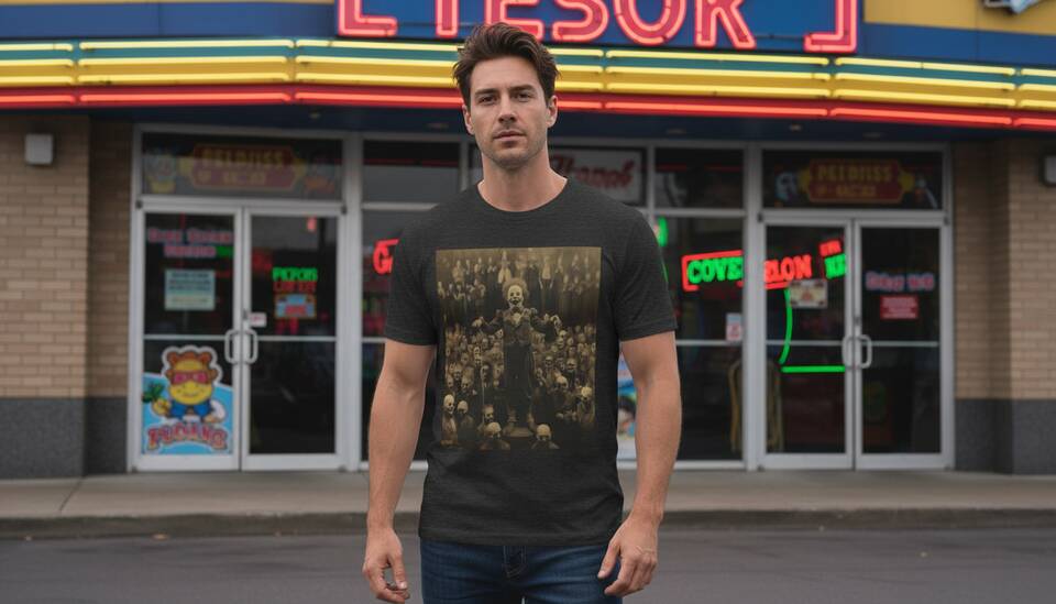 Model Wearing Shirt