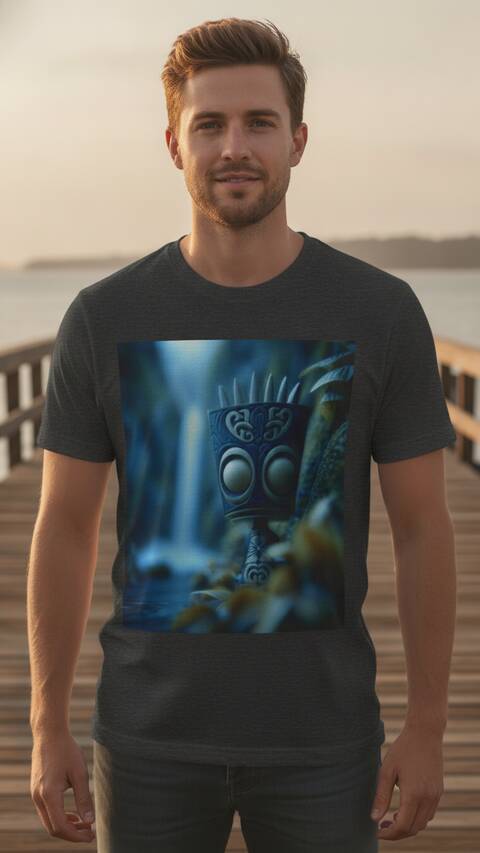 Model Wearing Shirt