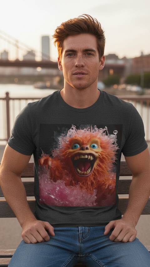 Model Wearing Shirt