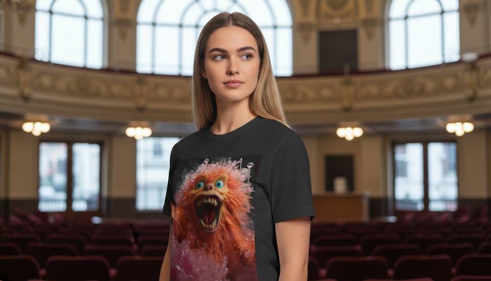 Model Wearing Shirt