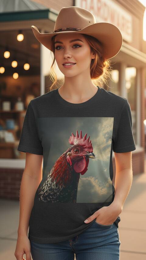 Model Wearing Shirt
