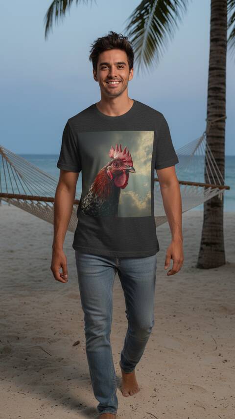 Model Wearing Shirt