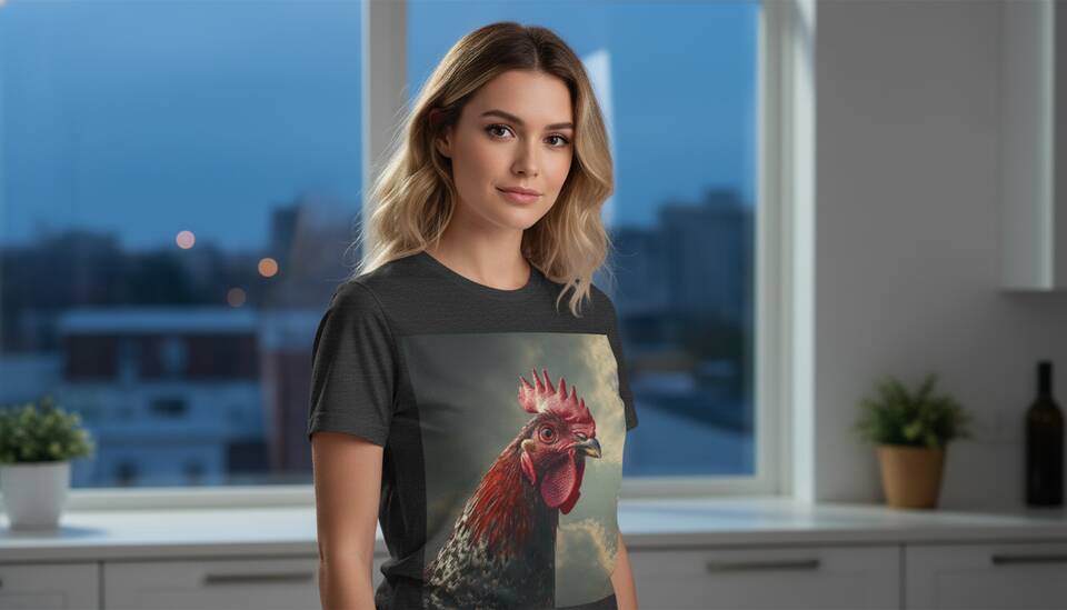 Model Wearing Shirt