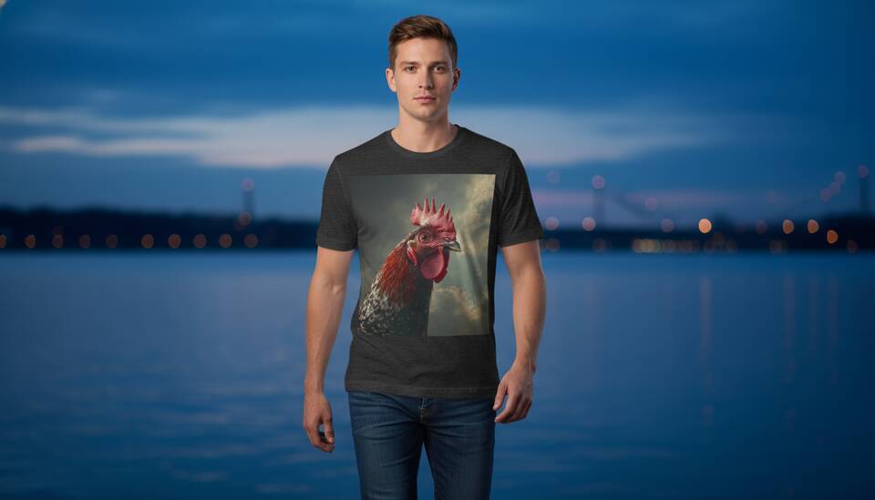 Model Wearing Shirt