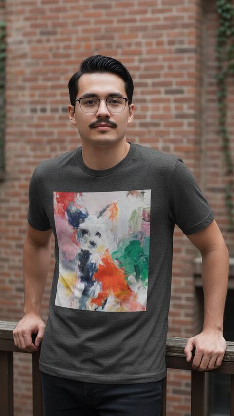 Model Wearing Shirt