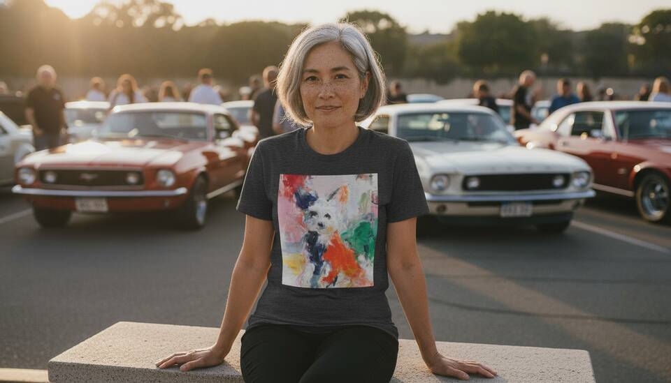 Model Wearing Shirt