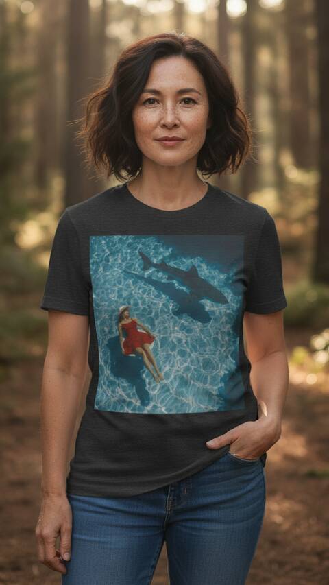 Model Wearing Shirt