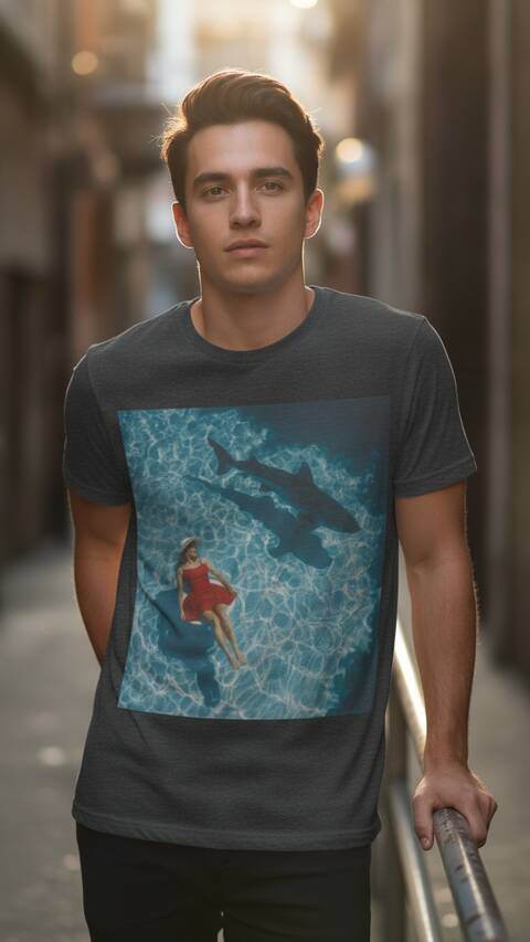 Model Wearing Shirt